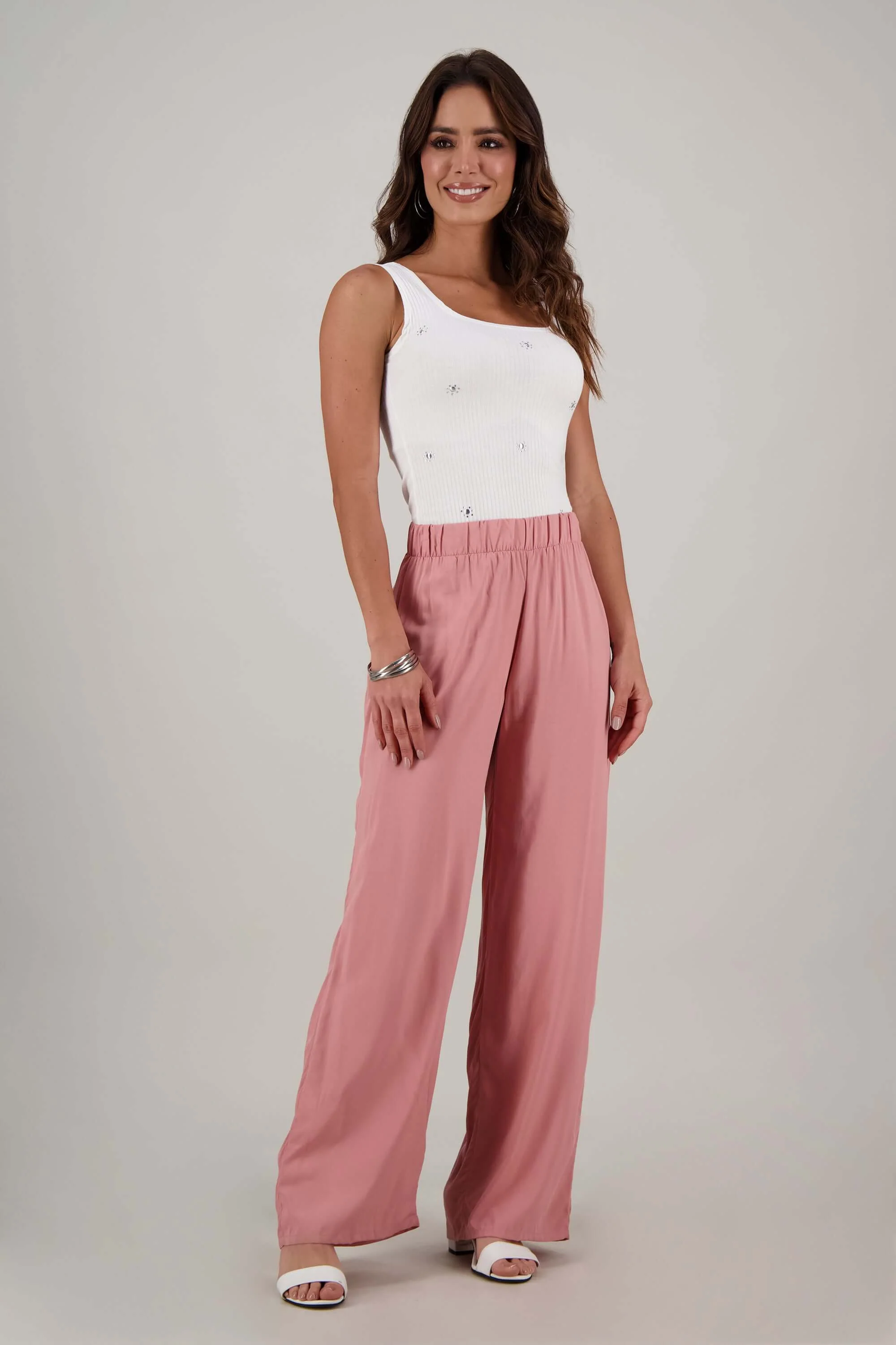 Pantalon de dama ancho amplia - Image 16