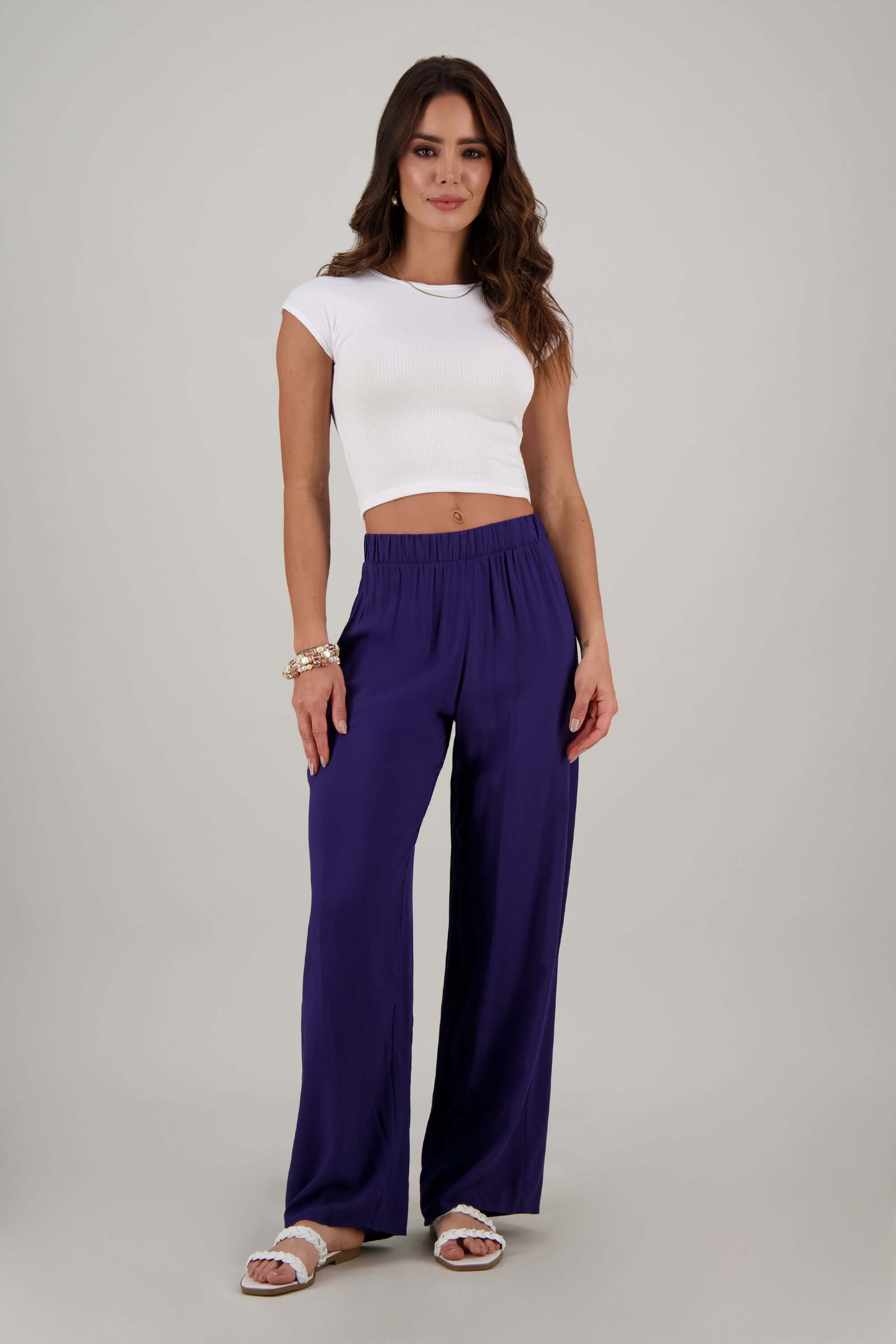 Pantalon de dama ancho amplia - Image 20