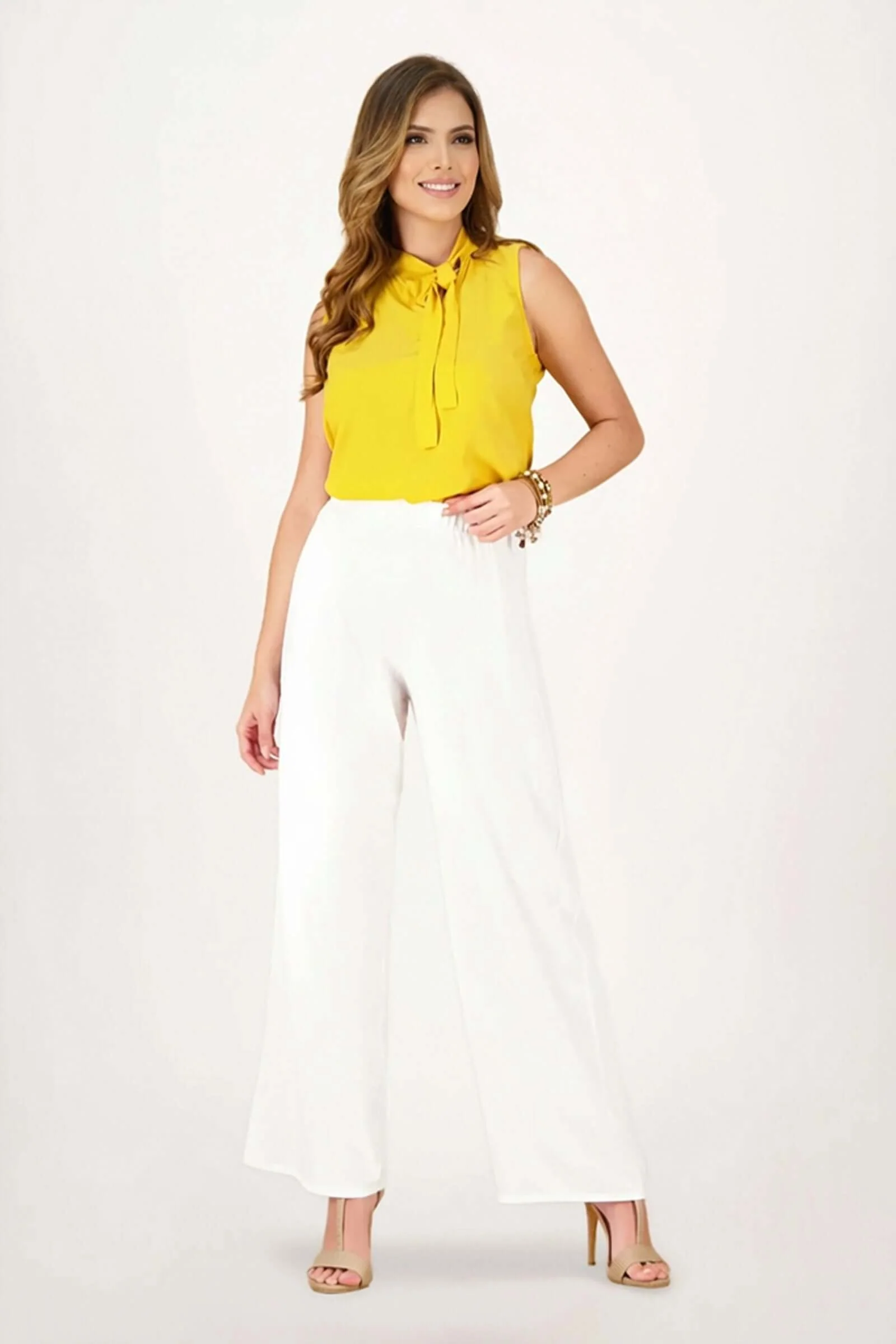 Pantalon de dama ancho amplia - Image 9