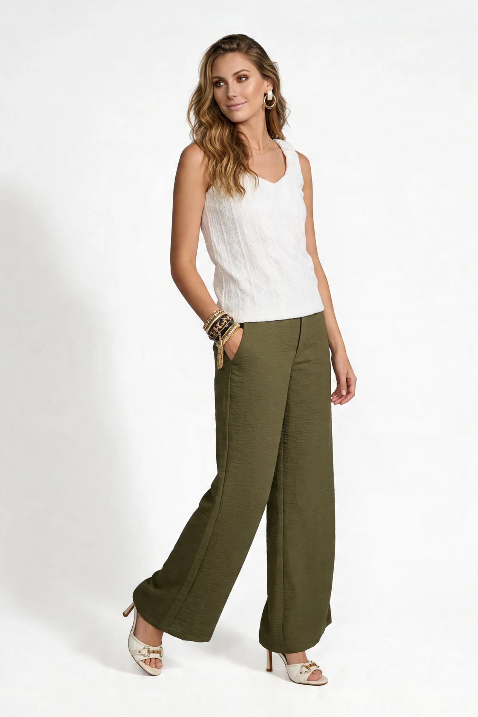 Pantalon de dama de moda - Image 2