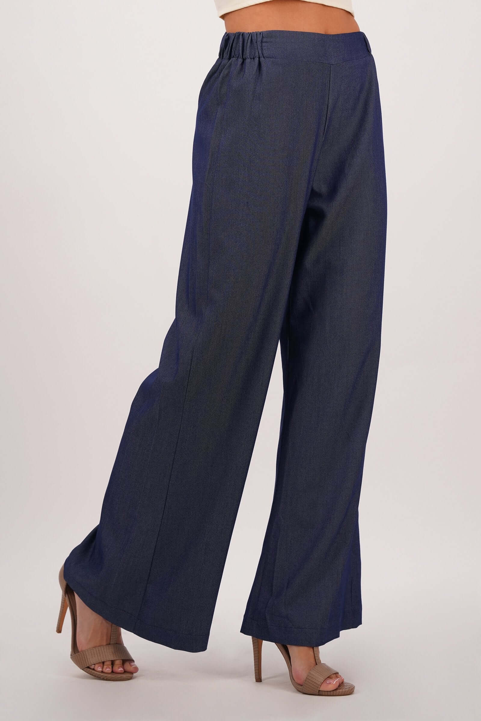 Pantalon de dama de moda amplia - Image 3