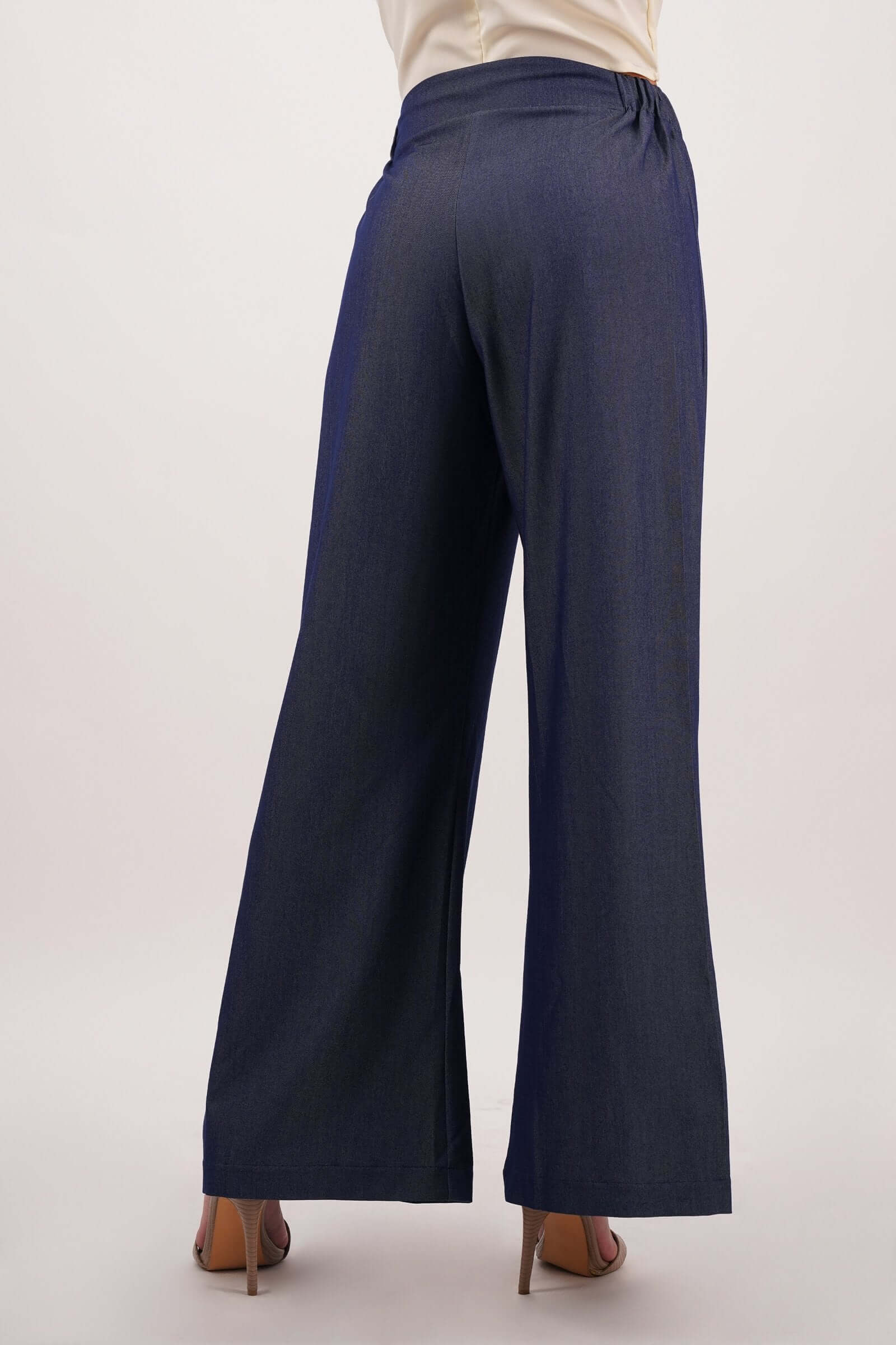Pantalon de dama de moda amplia - Image 4