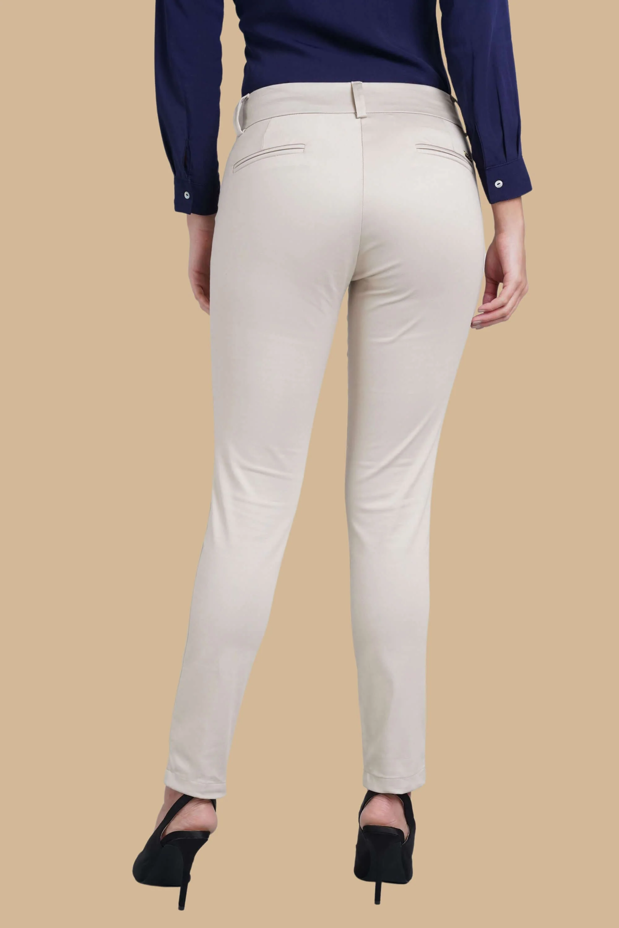 Pantalon de dama drill ajustada - Image 14
