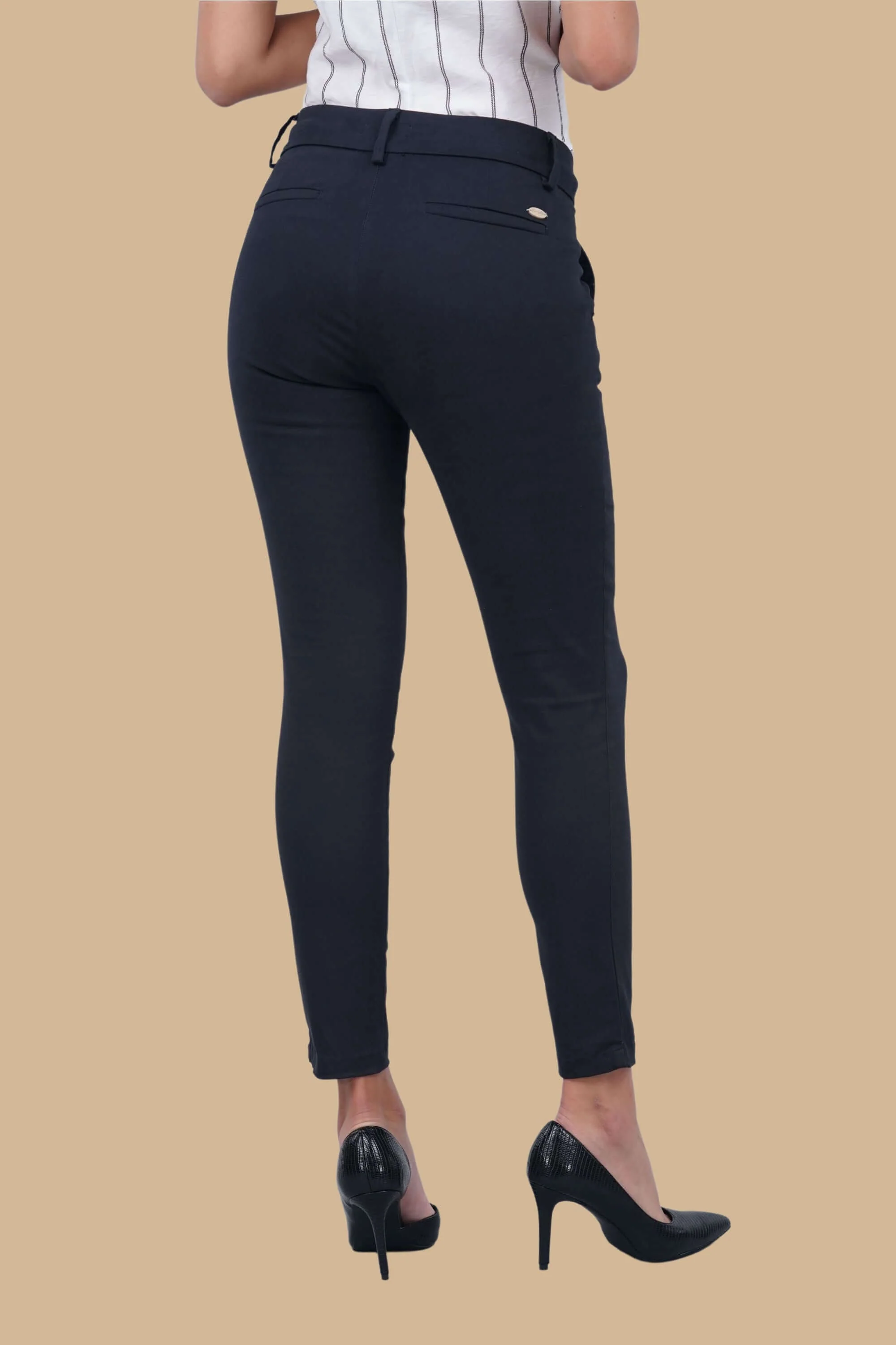 Pantalon de dama drill ajustada - Image 6