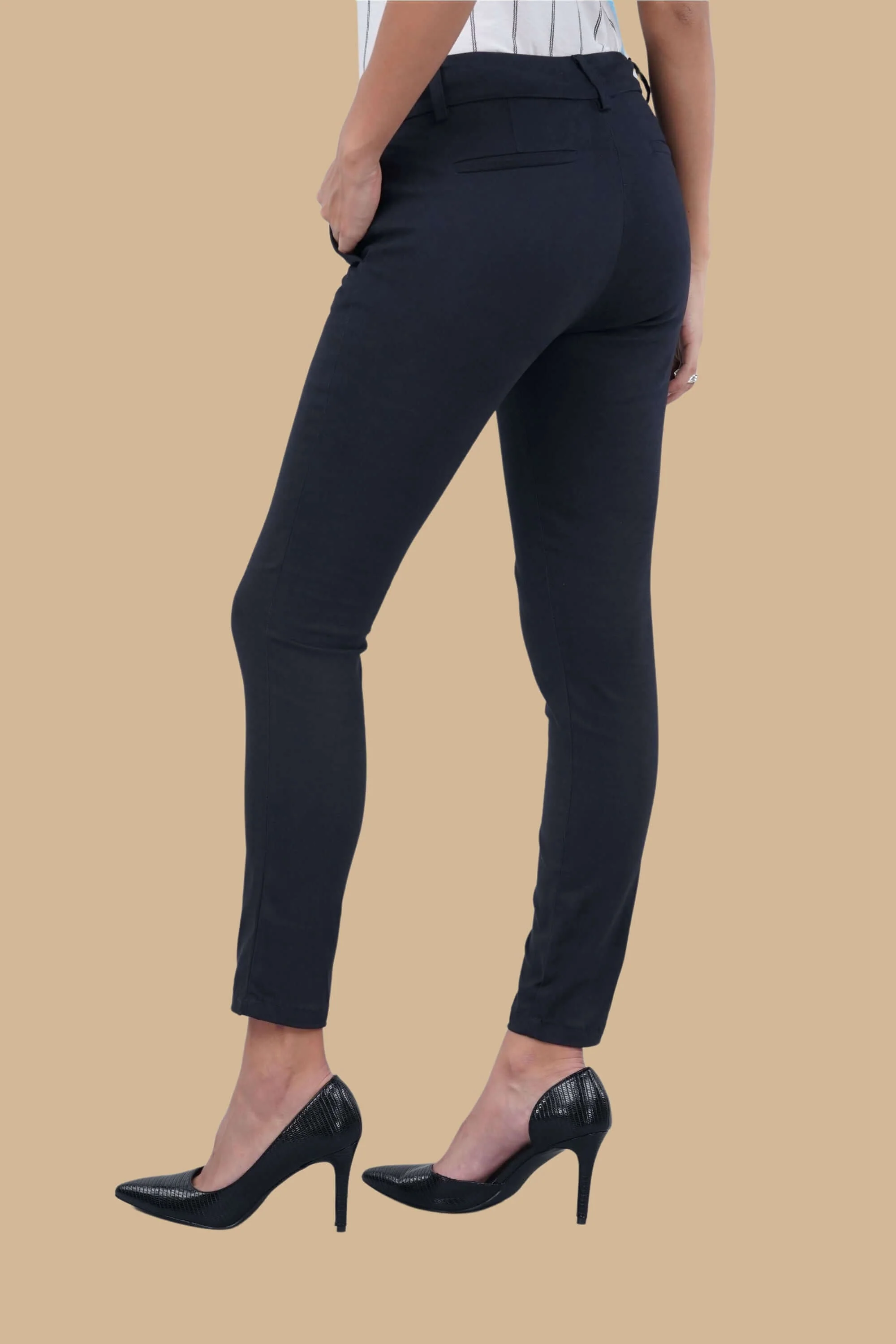 Pantalon de dama drill ajustada - Image 8