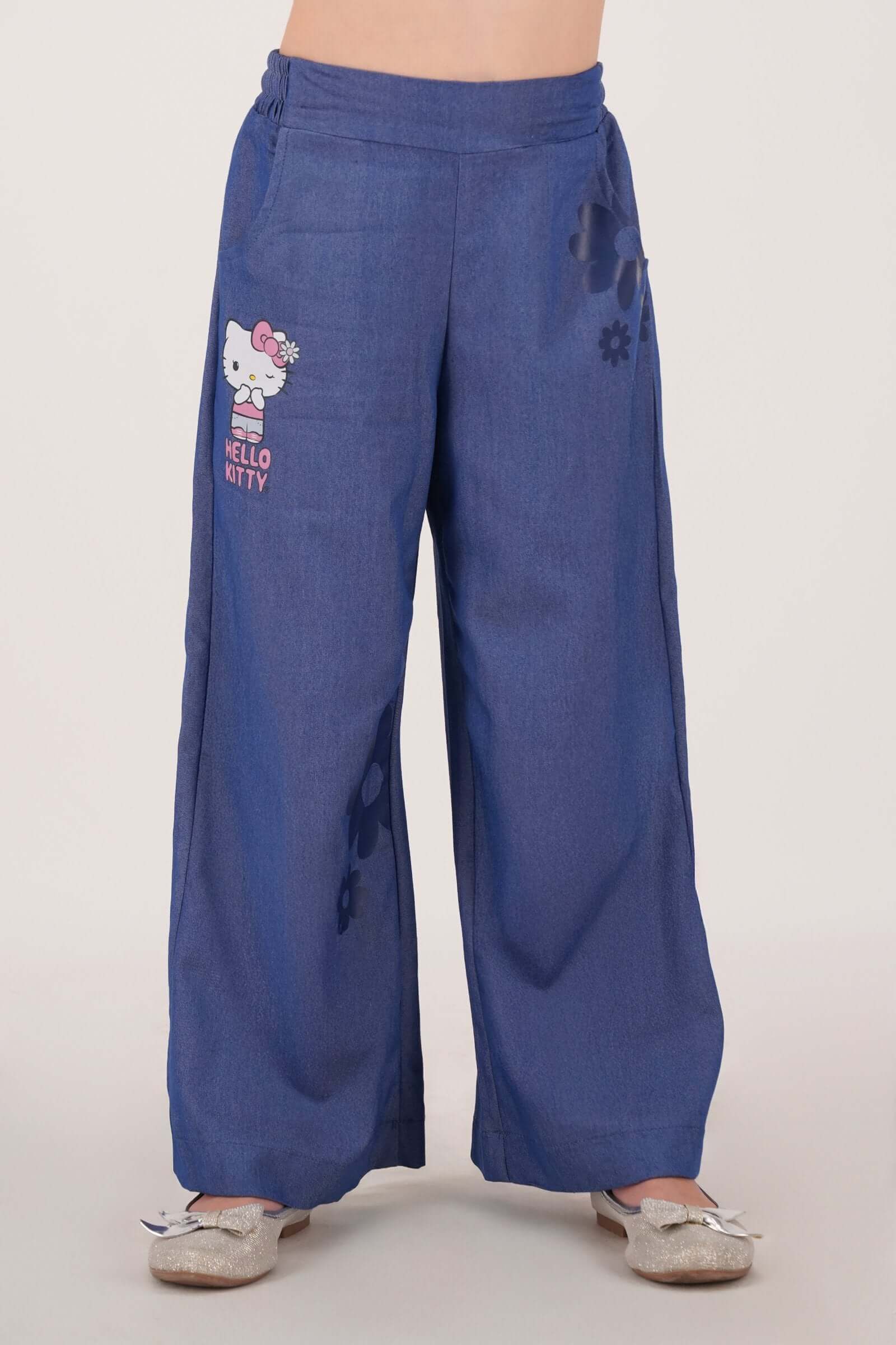 Pantalon de niña hello kitty silueta amplia - Image 5