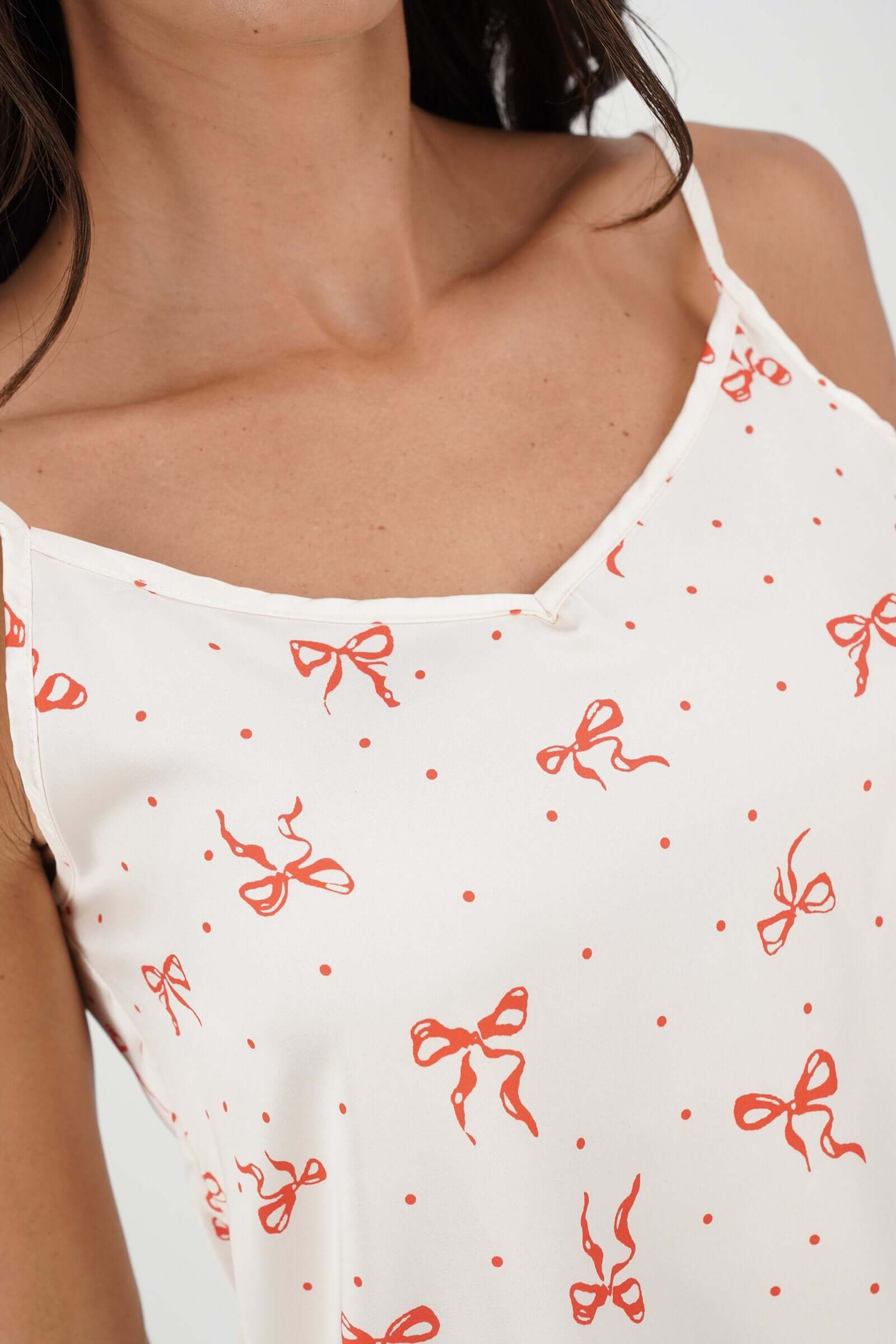 Pijama de dama estampada - Image 4
