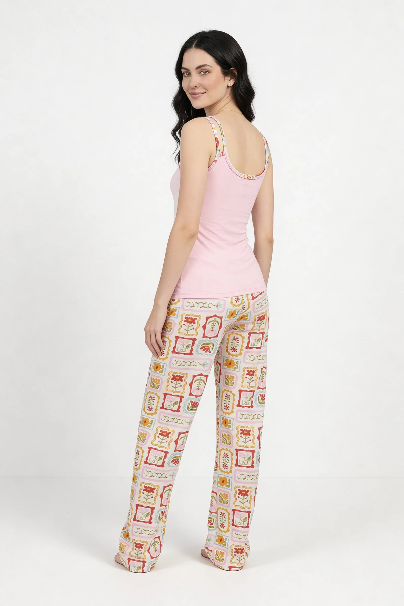 Pijama de dama estampada - Image 2
