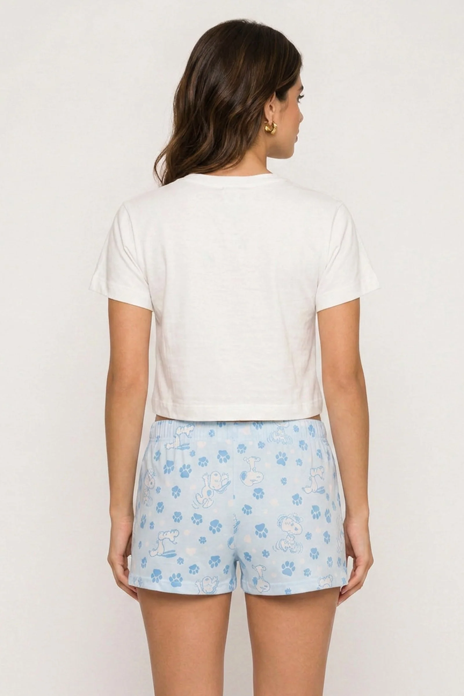 Pijama de dama snoopy manga corta - Image 3