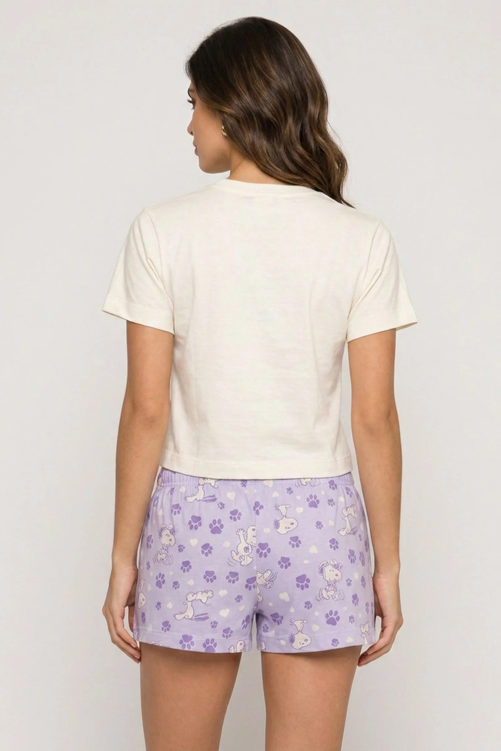 Pijama de dama snoopy manga corta - Image 8