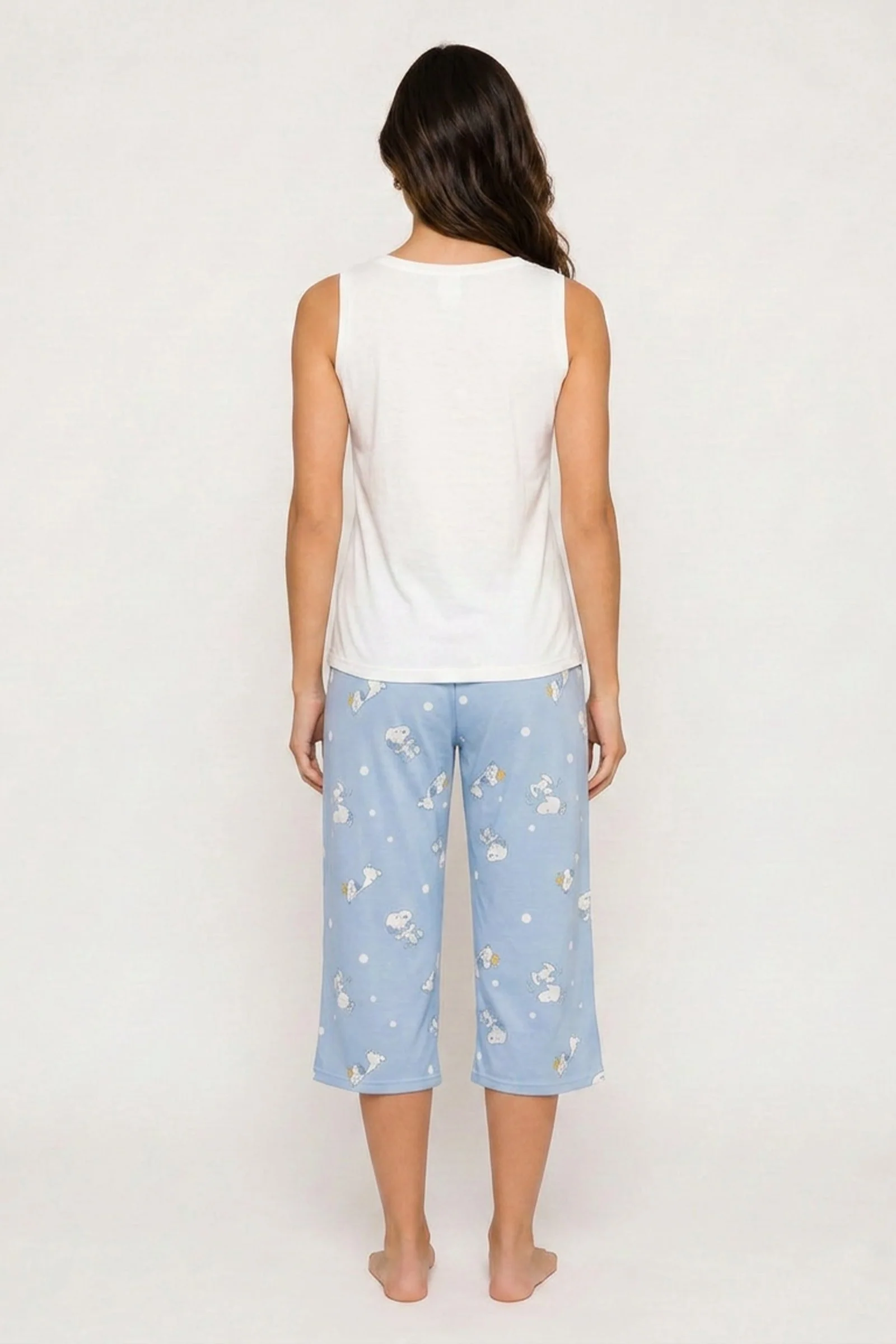Pijama de dama snoopy manga sisa - Image 3