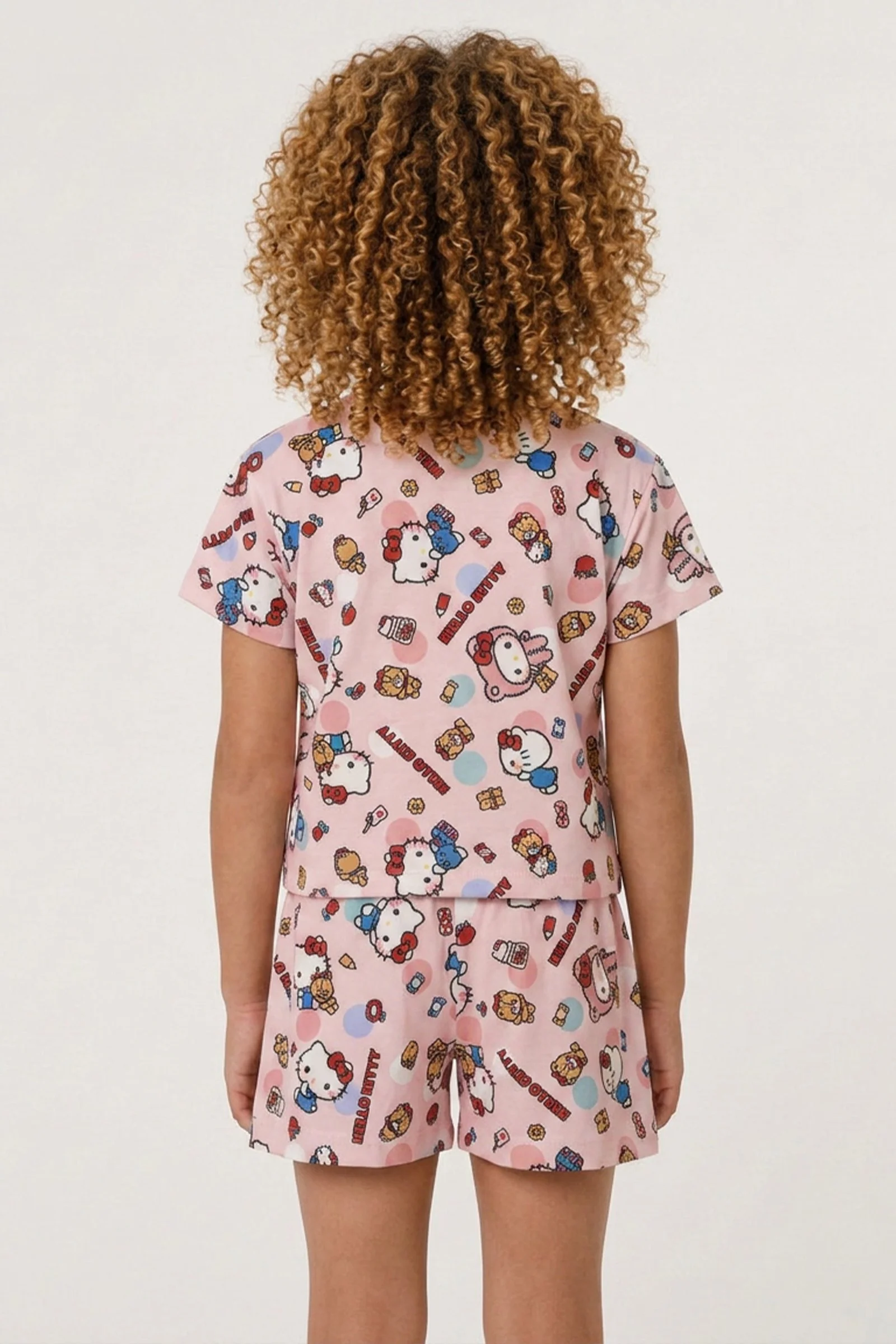 Pijama de niña hello kitty manga corta - Image 3