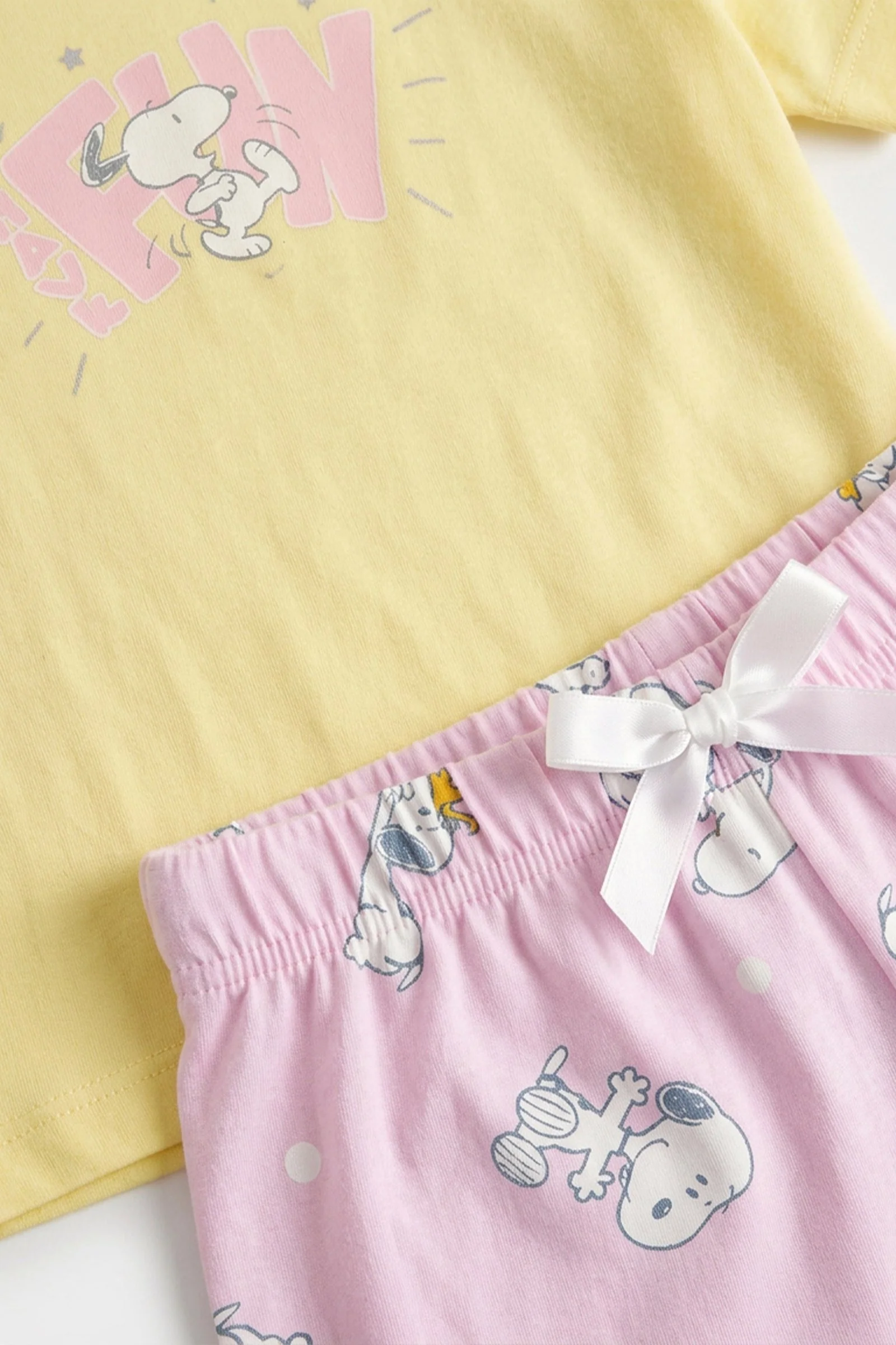 Pijama de niña snoopy manga corta - Image 5
