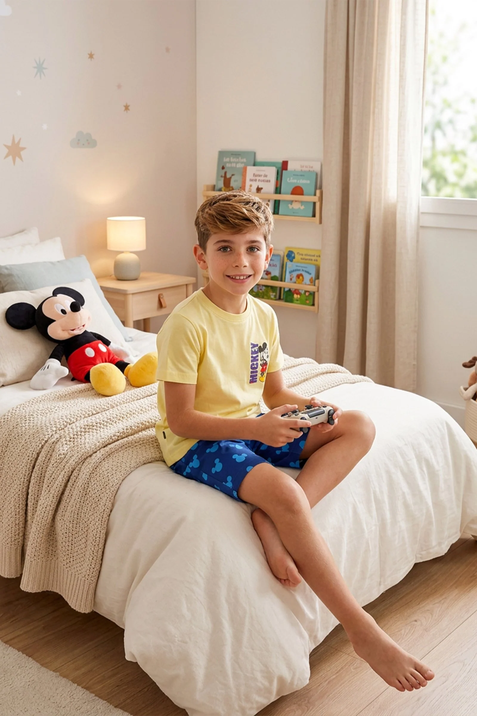Pijama de niño mickey manga corta - Image 5