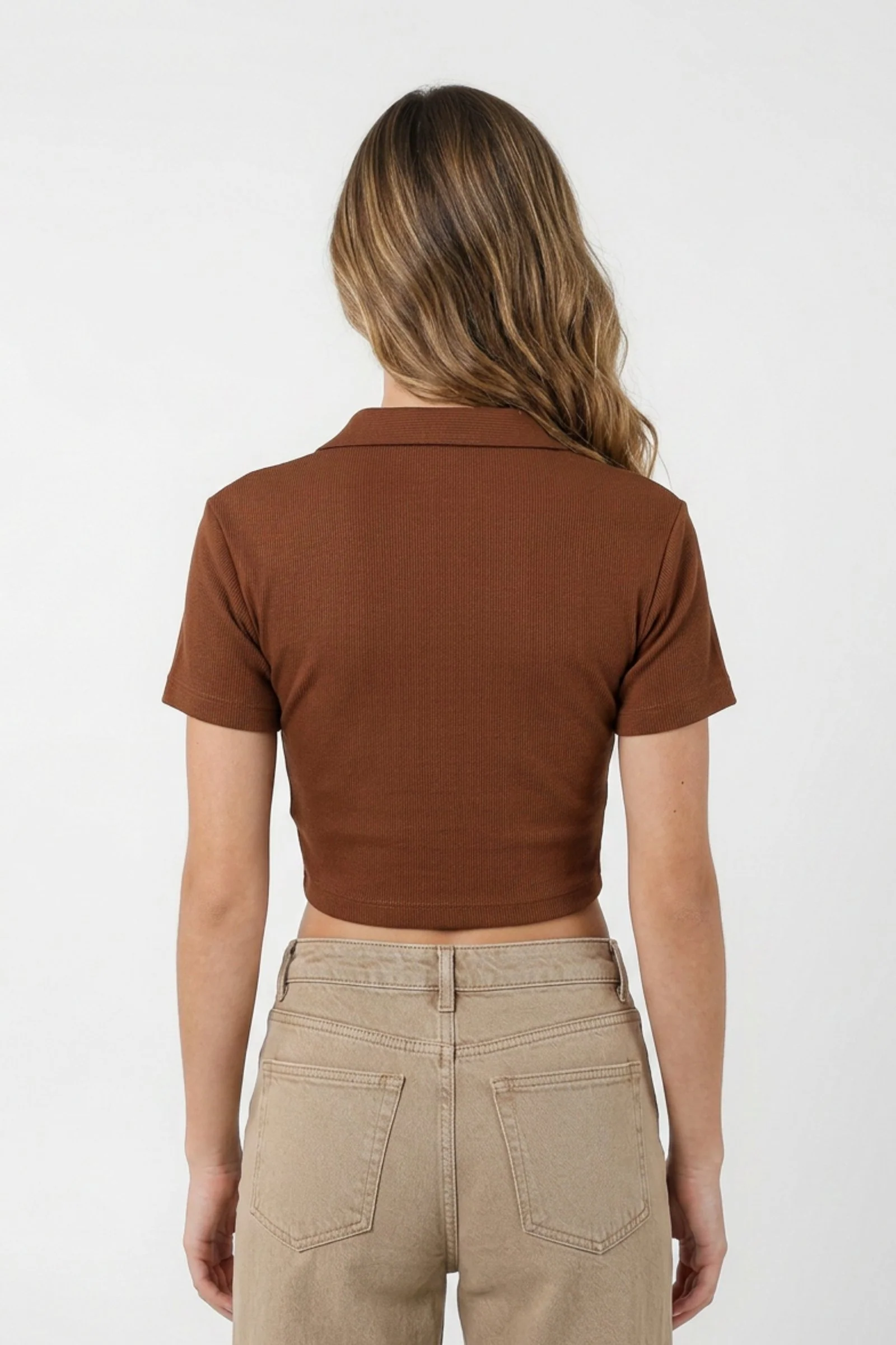 Polo de dama moda cuello camisero - Image 3