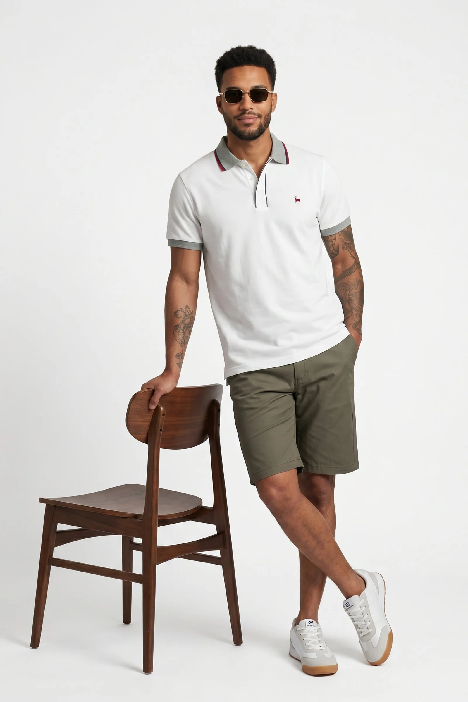 Polo de hombre básico cuello camisero - Image 12