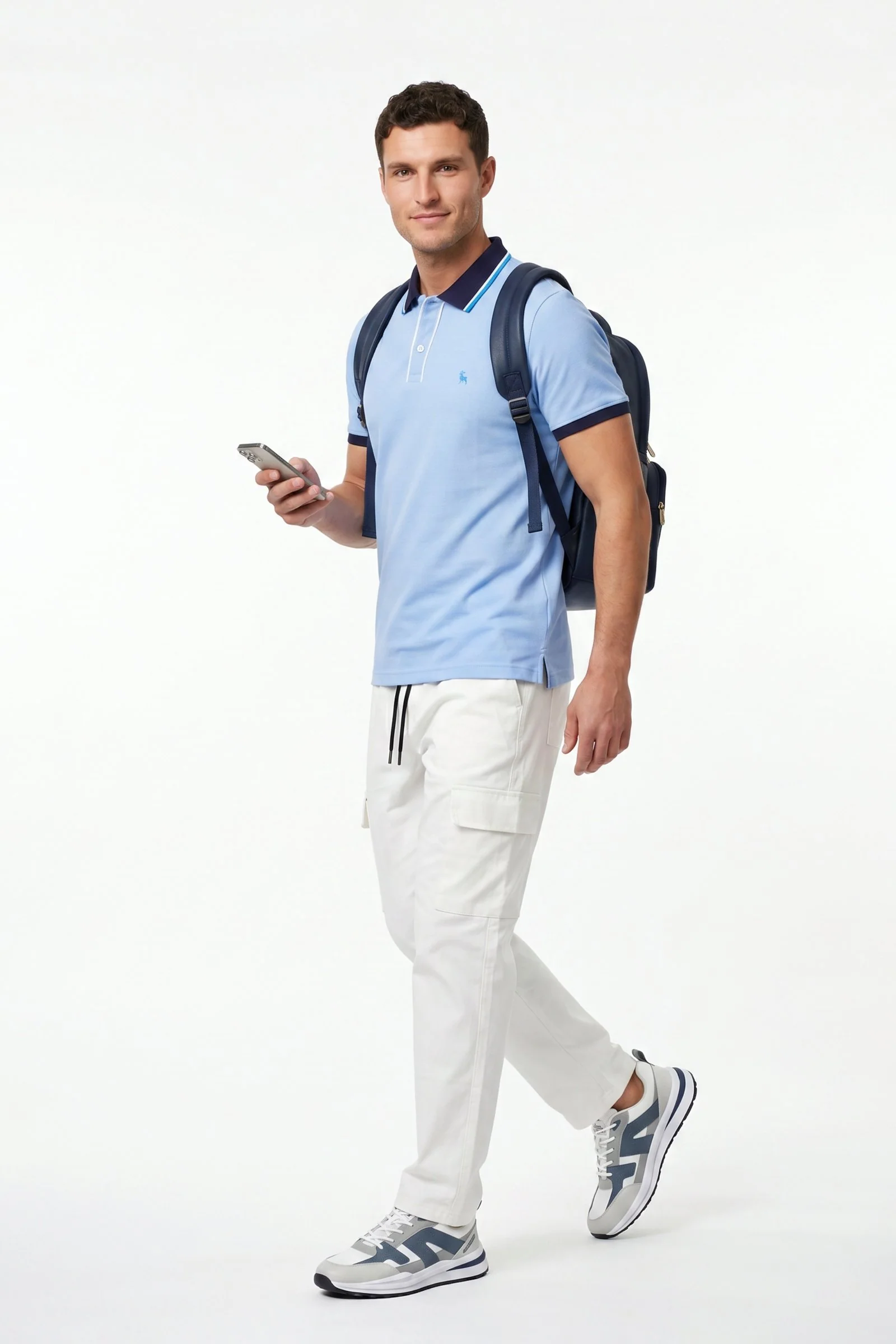 Polo de hombre básico cuello camisero - Image 2