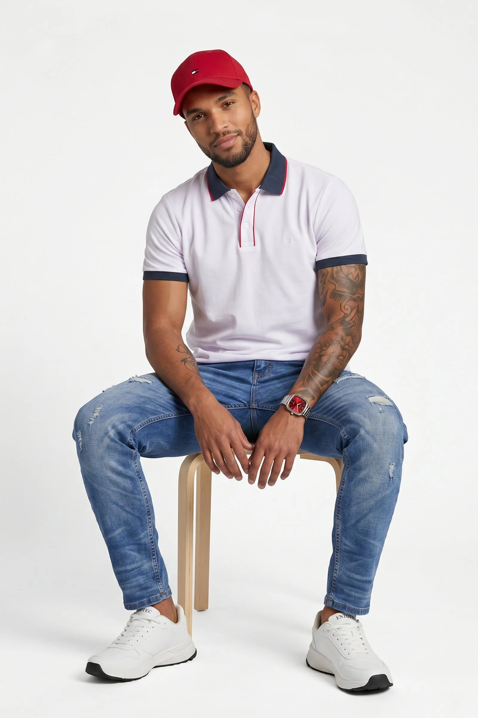 Polo de hombre básico cuello camisero - Image 7