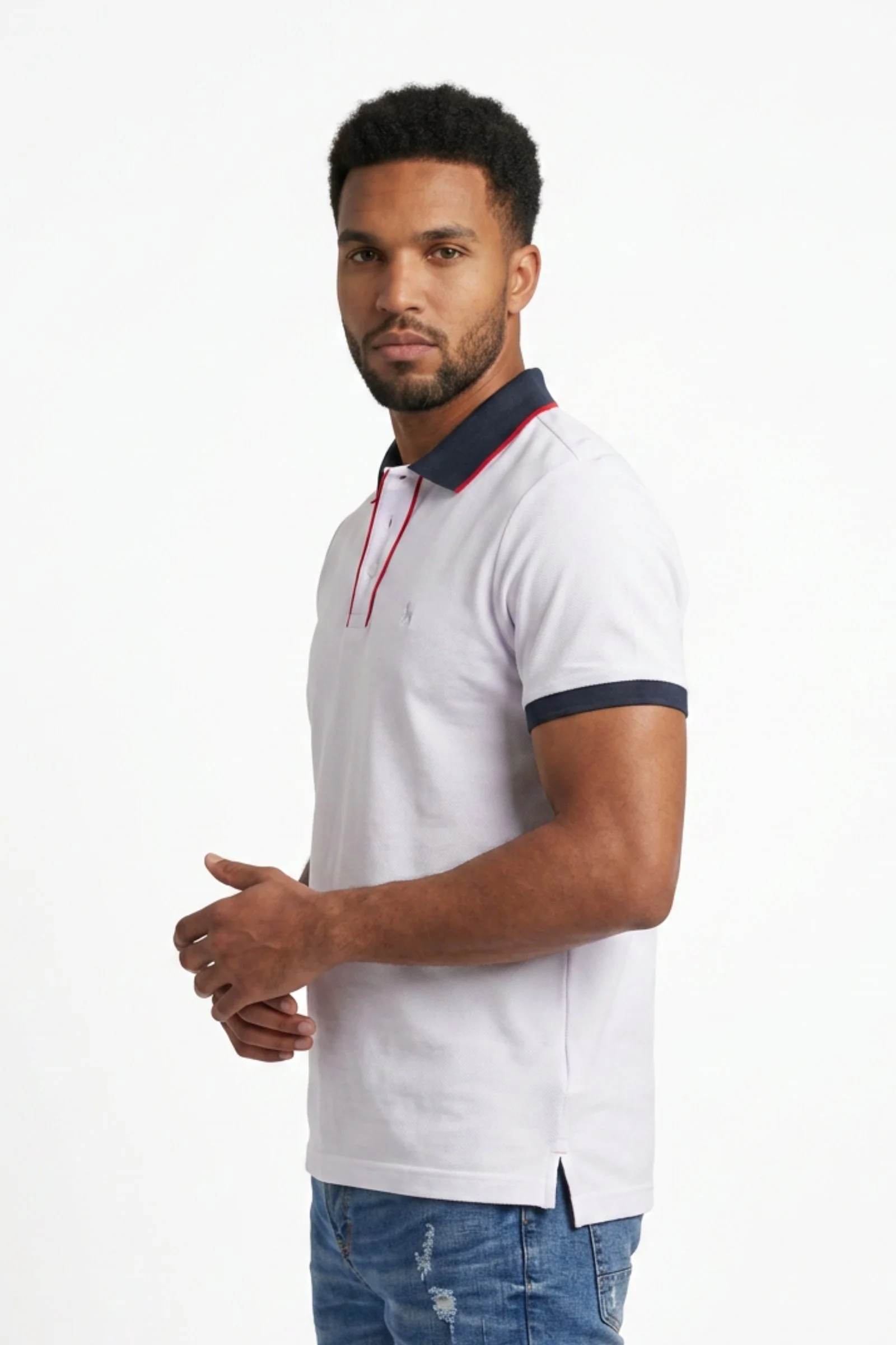 Polo de hombre básico cuello camisero - Image 9