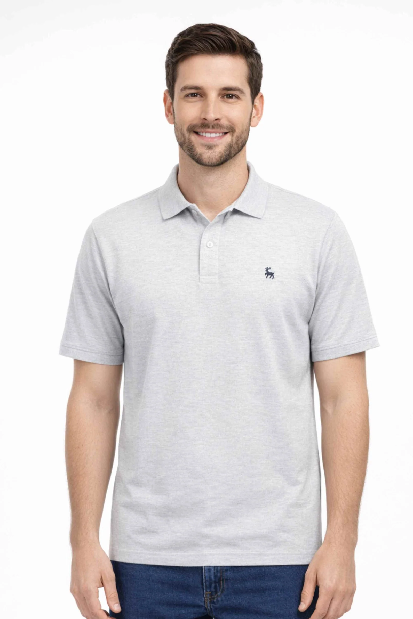 Polo de hombre básico cuello en v - Image 13