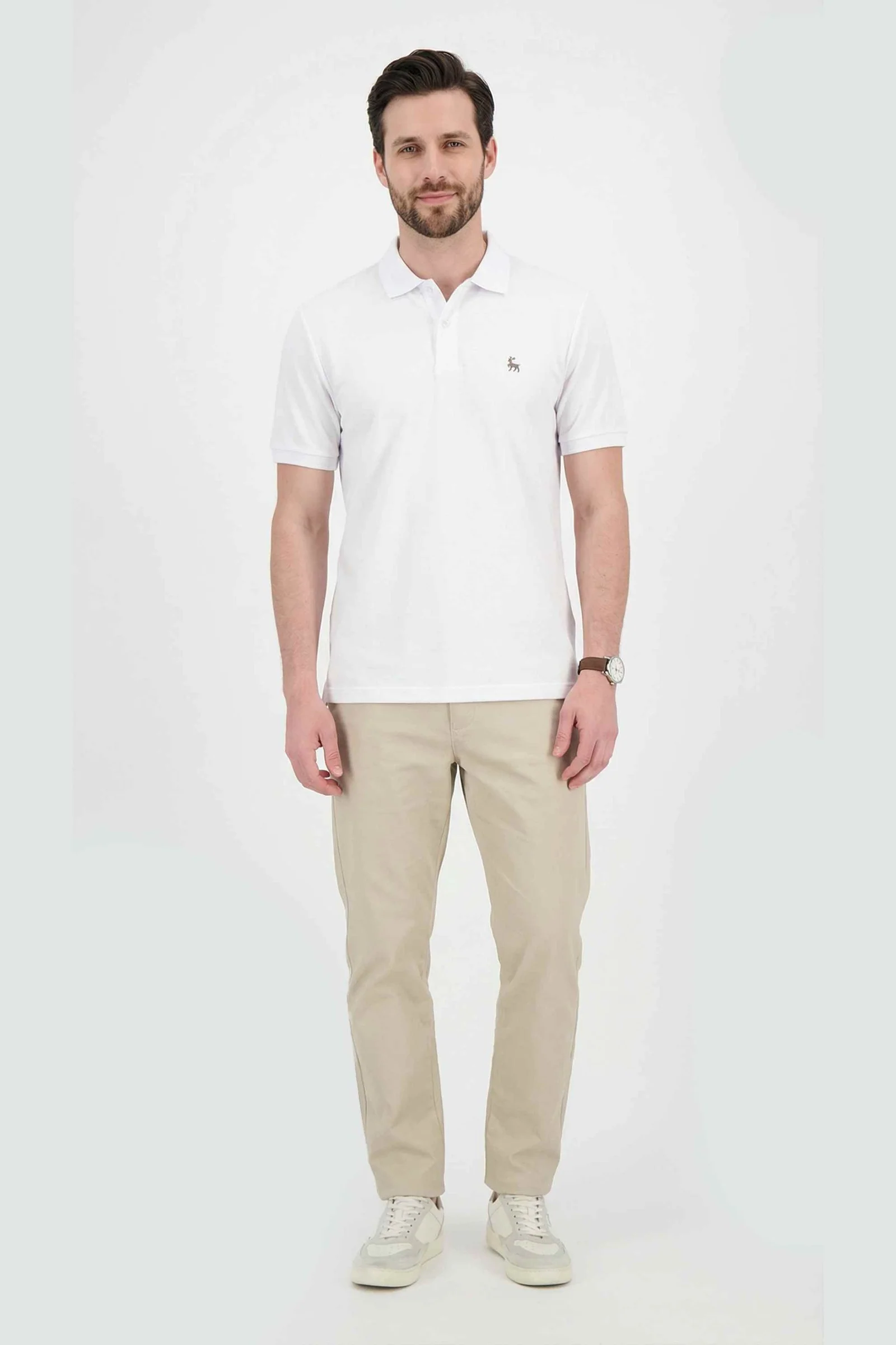 Polo de hombre básico cuello en v - Image 16