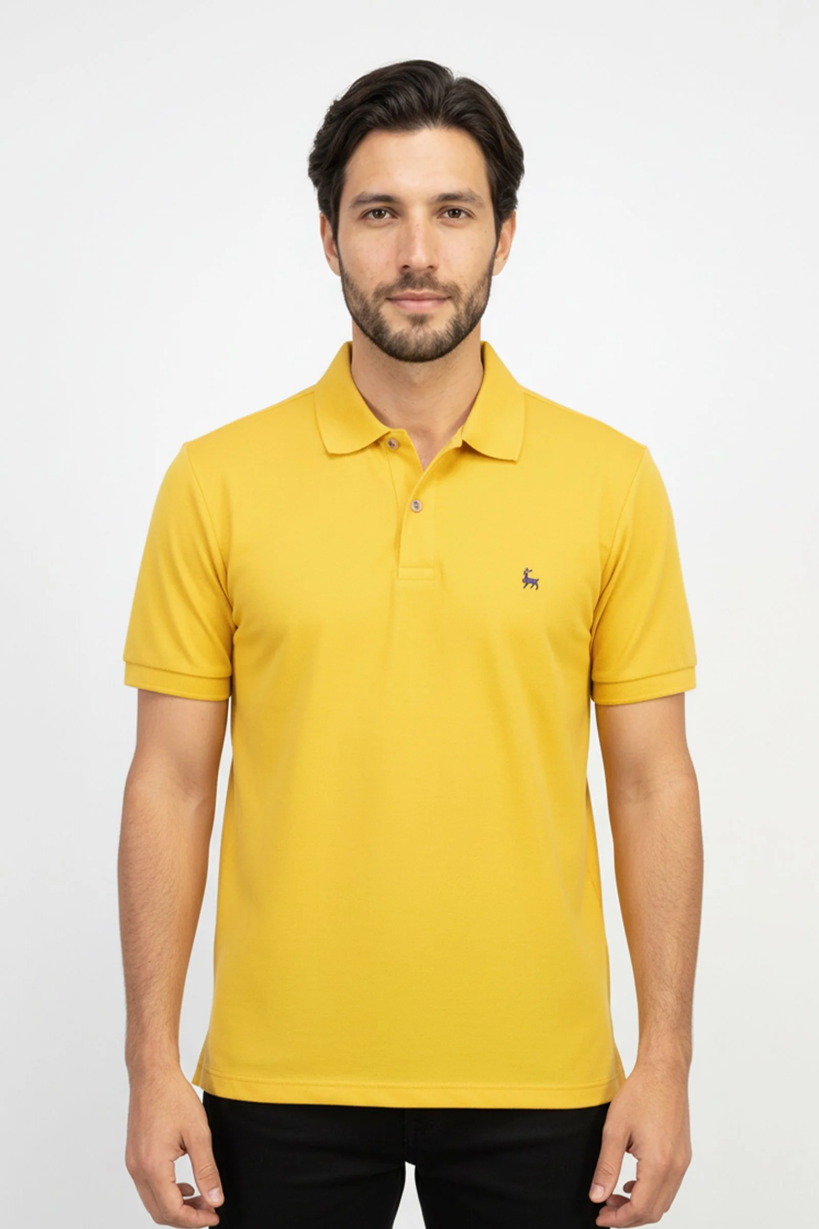 Polo de hombre básico cuello en v - Image 20