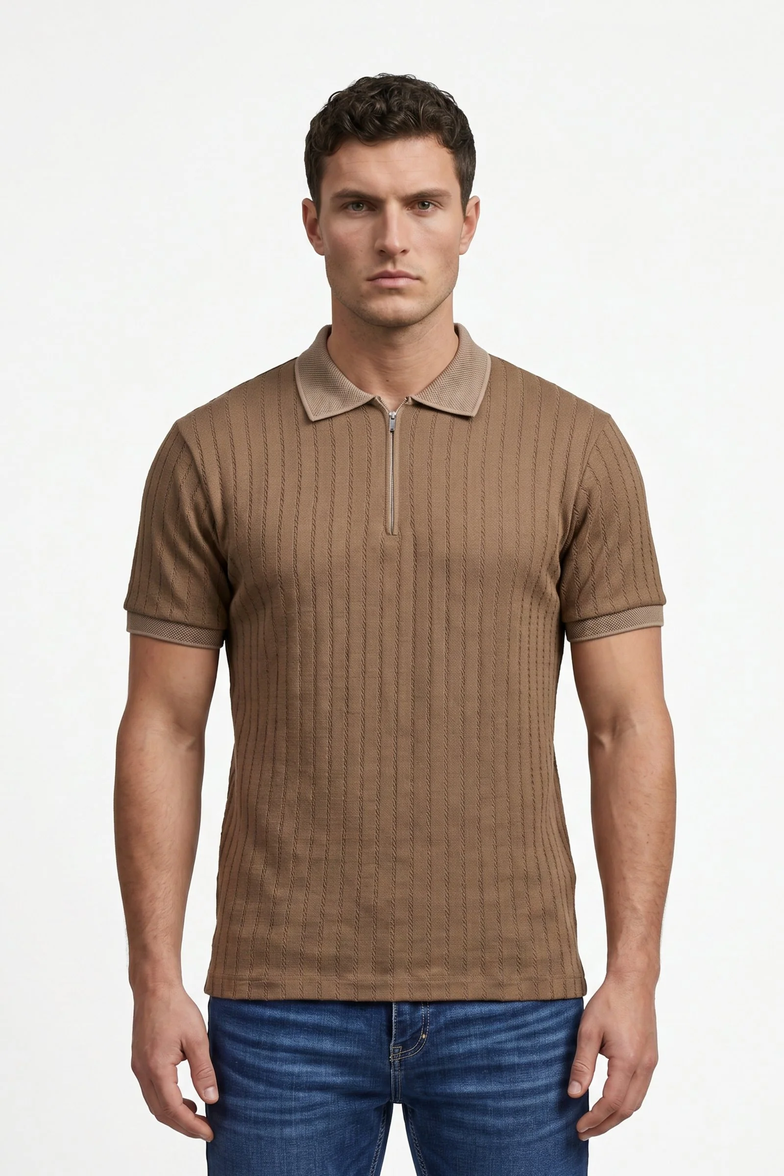 Polo de hombre casual cuello camisero - Image 2