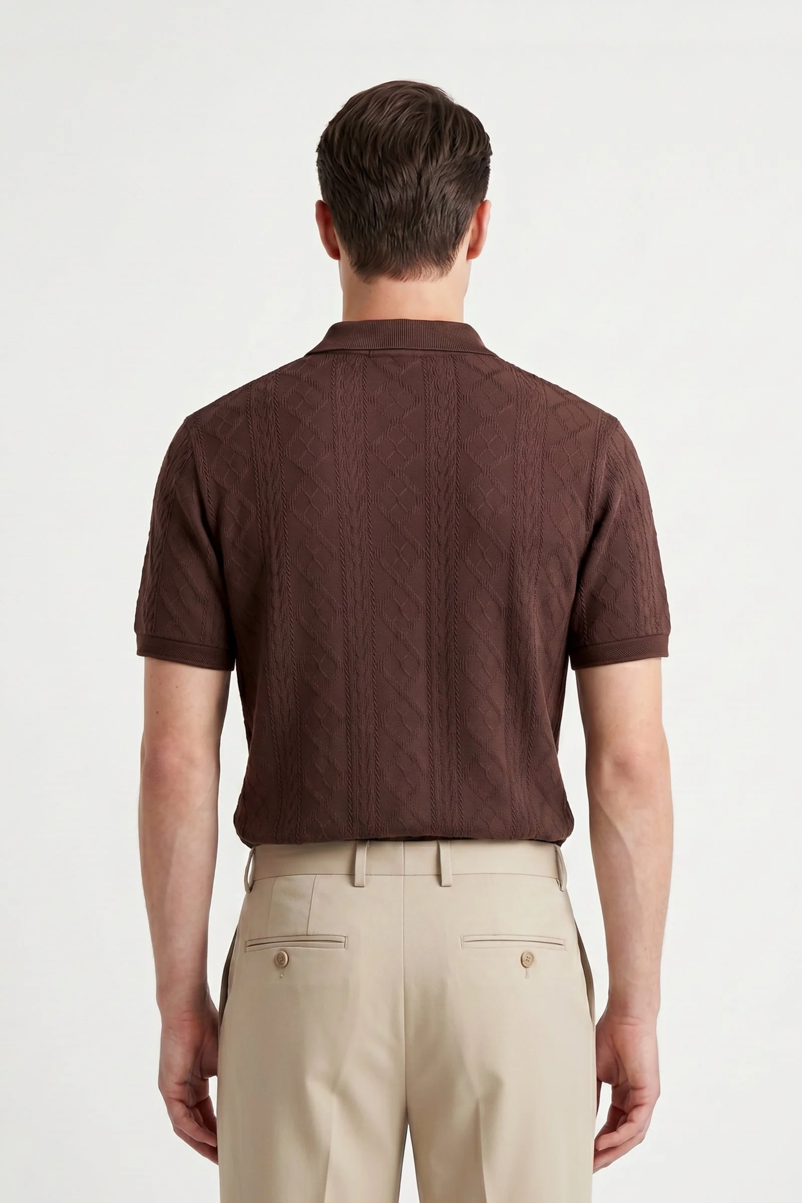 Polo de hombre de moda cuello camisero - Image 4